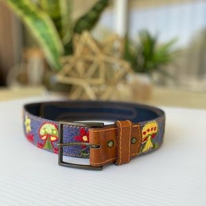 70’s Retro Vintage Magic Mushroom Belt EVC